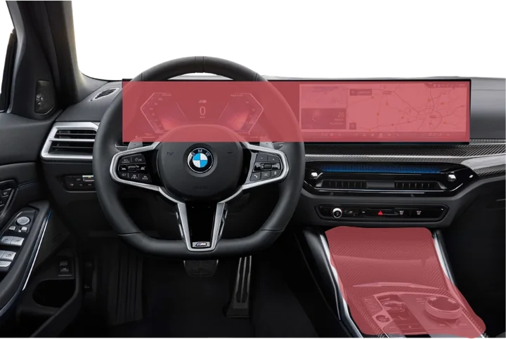 BMW i4, Interior-paketin suojattavat kohteet