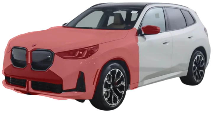 BMW X3, Essential-paketin suojattavat kohteet