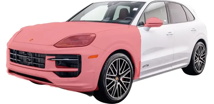 Porsche Cayenne, Essential-paketin suojattavat kohteet