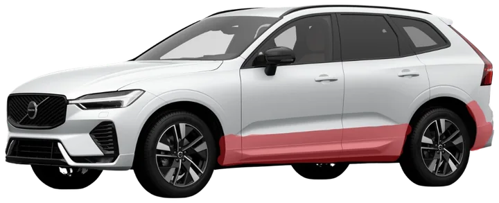 Volvo XC60 / XC90, Basic-paketin suojattavat kohteet