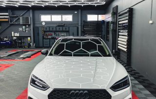 Audi S5 takavalojen tummennus, ajovalojen tummennus