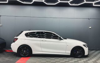 BMW 1 takalasien tummennus, etulasien tummennus + takavalojen tummennus