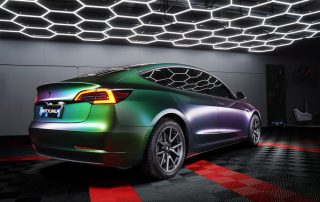 Teslal takavalojen tummennus, ajovalojen tummennus, auton lasien tummennus