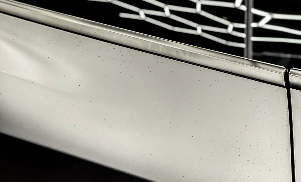 Incorrect car wash, chemical damage