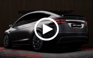 Tesla Model X teipattiin Hexis Matte Dark video