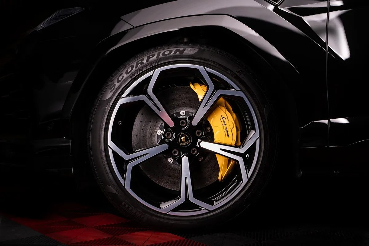 Lamborghini wheel coating