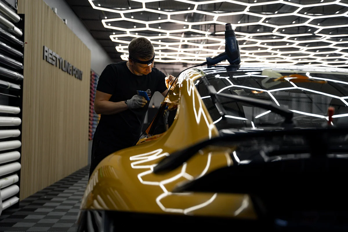 Yellow Porsche