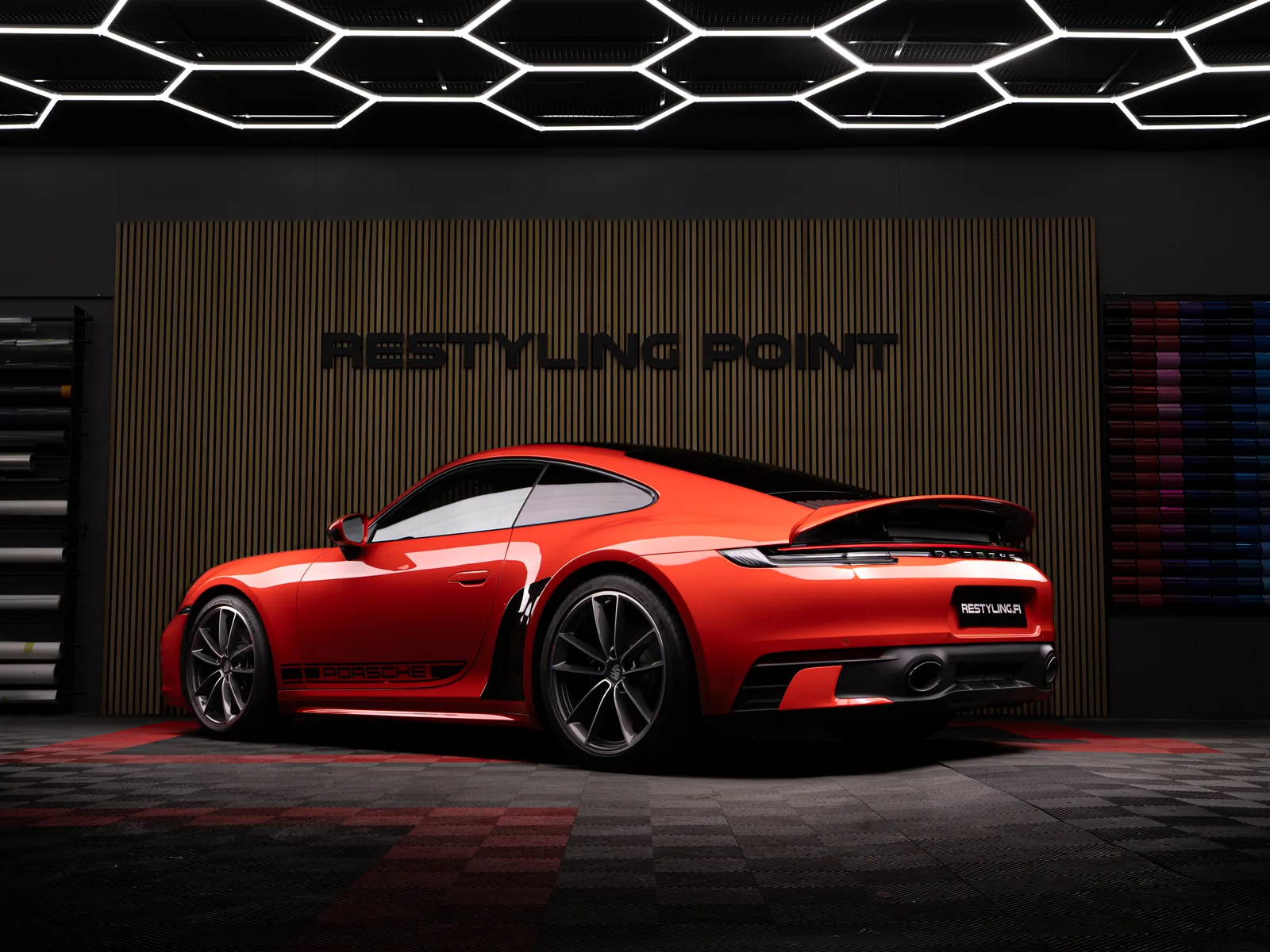 Porsche 911 – Restyling Pointin työ